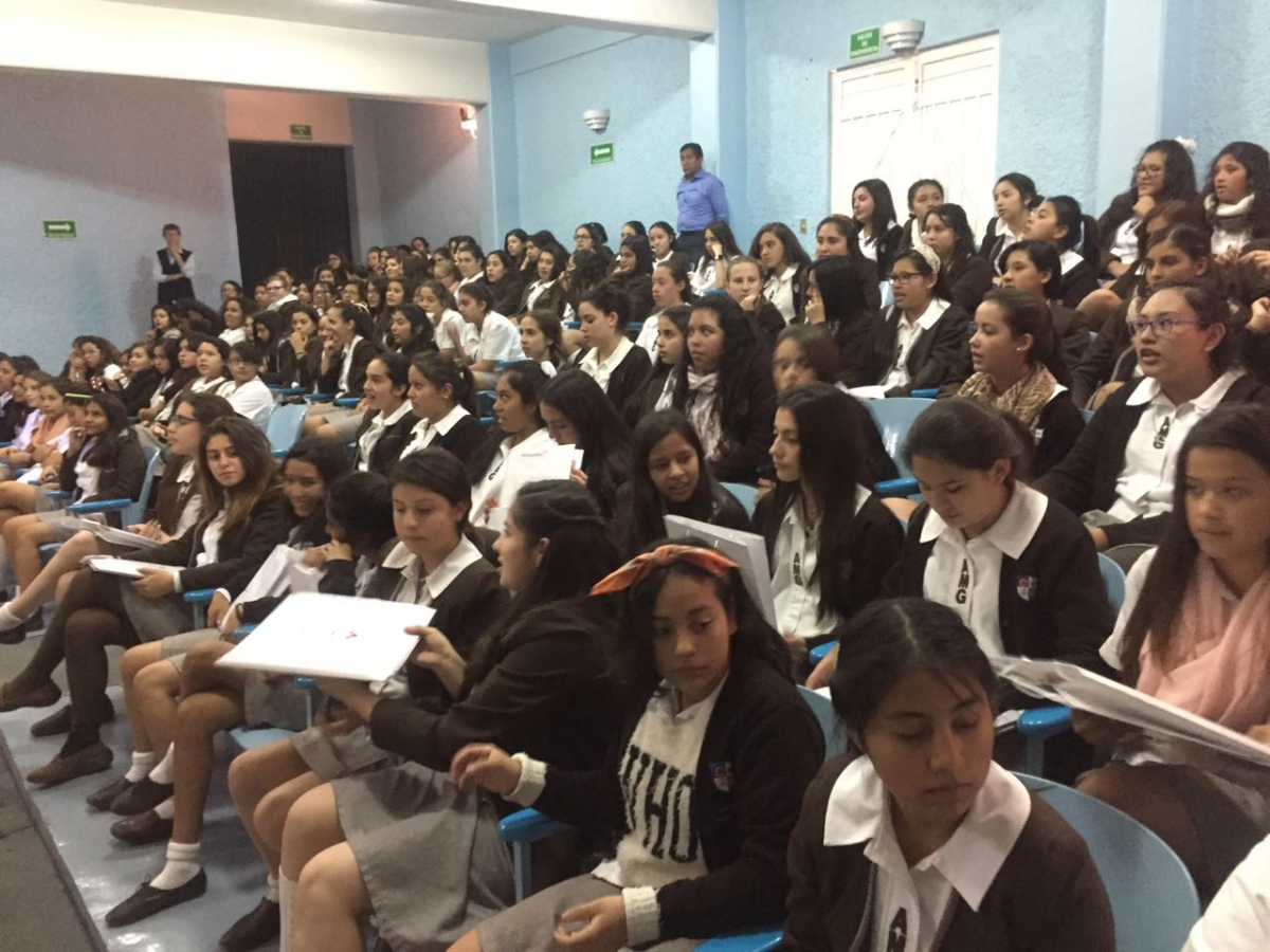 Charla en el colegio Guadalupe (Ciudad de México) Fundación MarÃa Jesús Soto Charla en el colegio Guadalupe (Ciudad de México) Fundación MarÃa Jesús Soto
